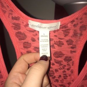 Sheer Orange Tank-Ambiance Apparel